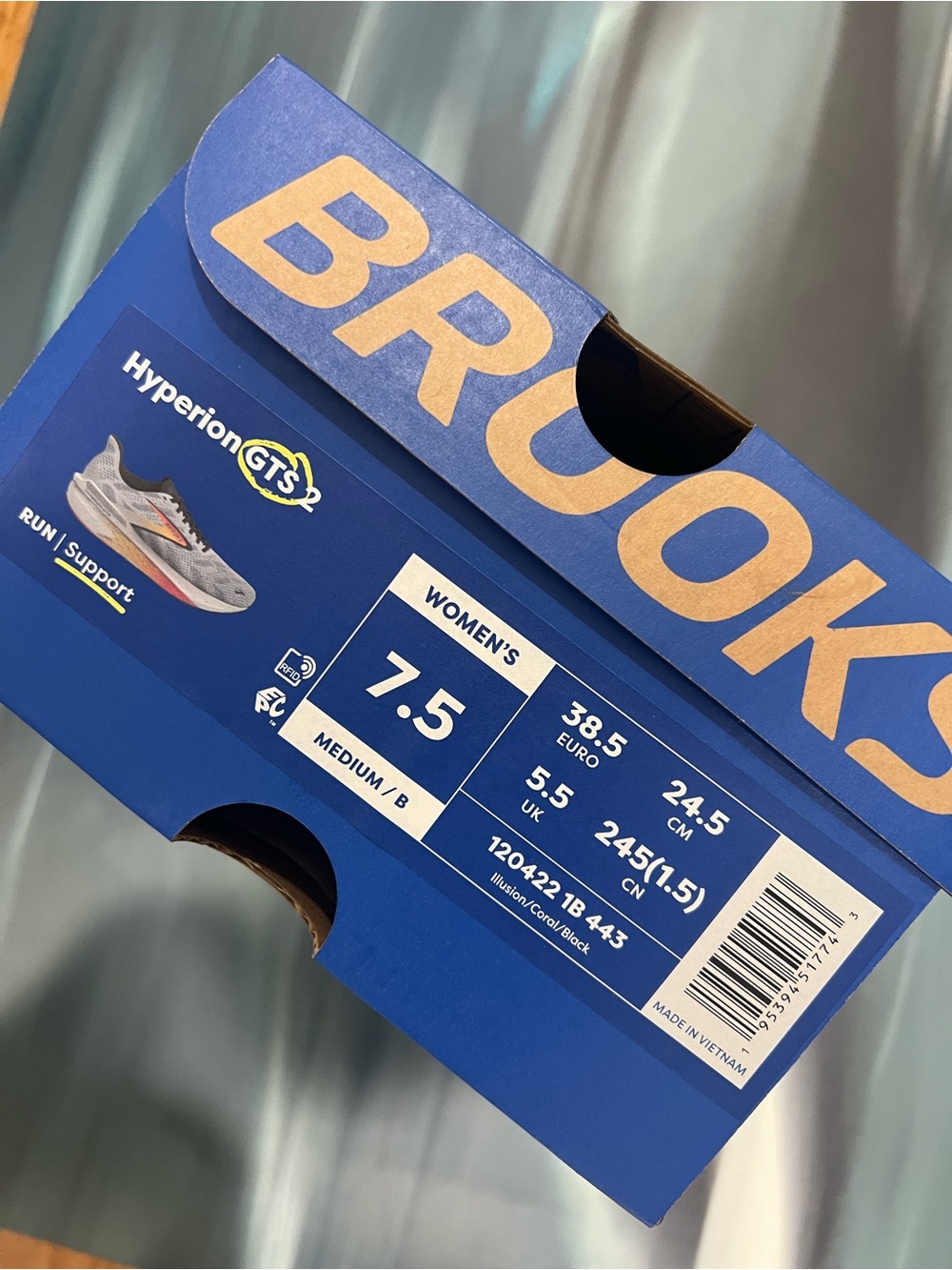 Brooks Hyperion 2 Running Shoes — White, Black & Orange - Picture 3 of 3